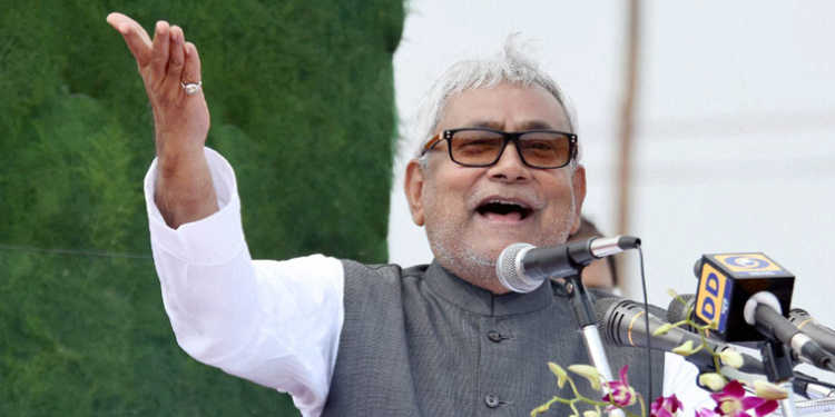 Nitish Kumar doing things