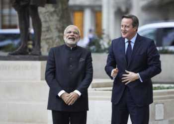 Narendra Modi and David Cameron