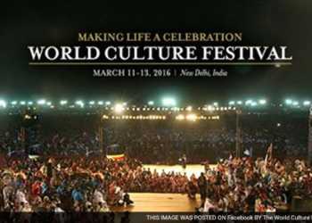 Why you should be at The World Culture Festival this weekend?