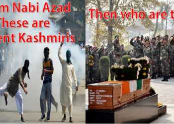 ghulam nabi azad kashmir unrest