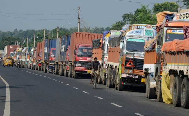 truckers strike kashmir attack