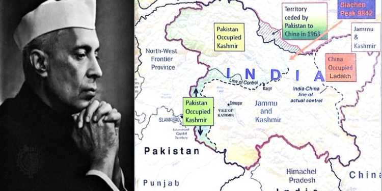 pok nehru india pakistan