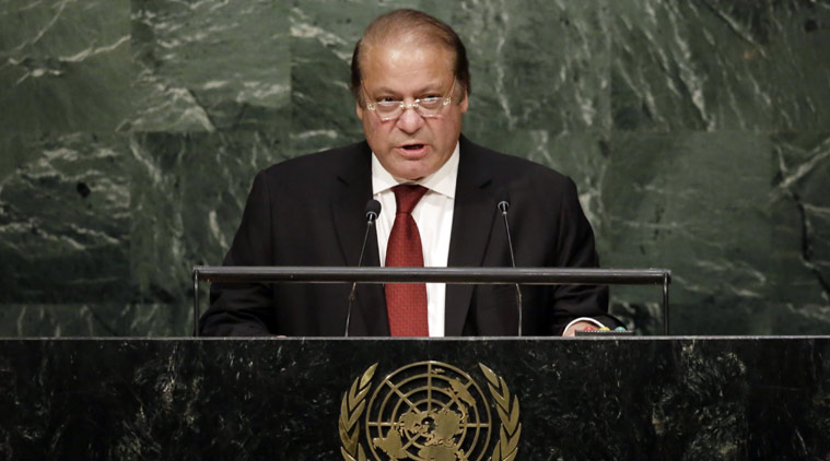 Nawaz Sharif UN India Uri
