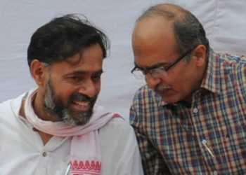 sawaraj india prashant bhushan yogendra yadav