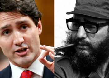 justin trudeau fidel castro