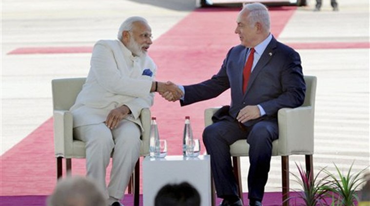 Modi Israel Palestine India