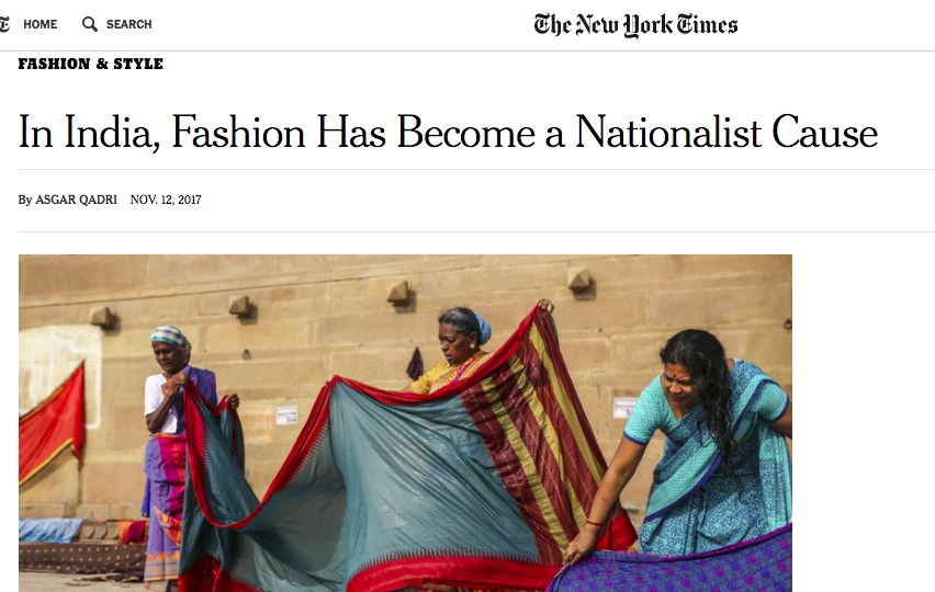 qadri modi fashion india nyt hindu