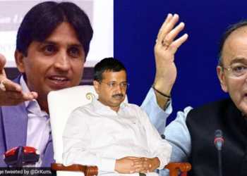 Kumar Vishwas issues apology to Arun Jaitley, demolishes Kejriwal