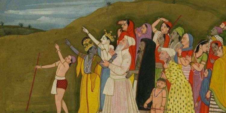 krishna, painting, eid