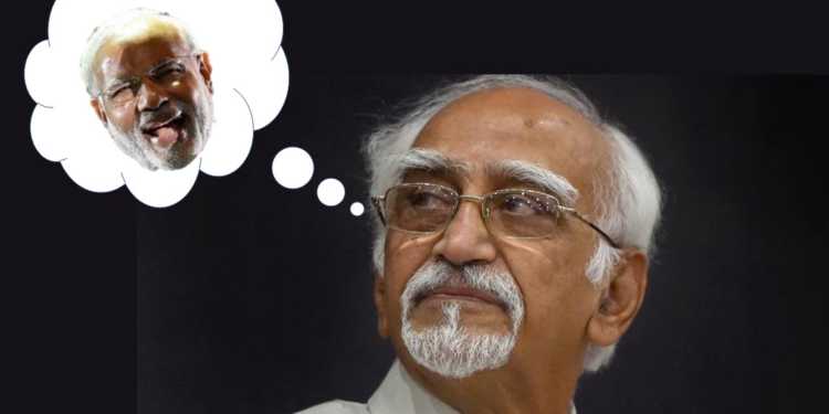 pm modi, hamid ansari