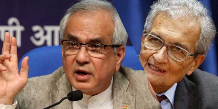 rajiv kumar, amartya sen