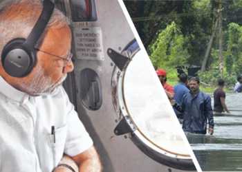 kerala, floods, pm modi, media