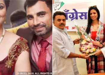 Hasin Jahan, estranged wife of cricketer Mohammad Shami, joins Congress
