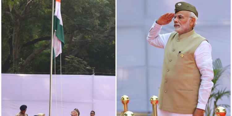 azad hind, modi