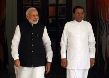 sri lankan president, narendra modi