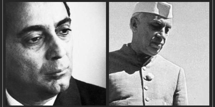 homi bhabha, nehru