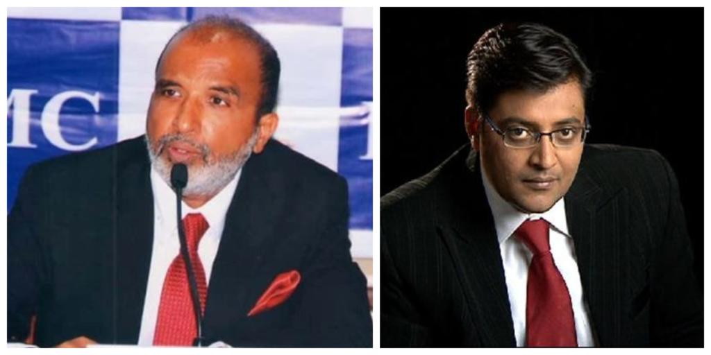 sanjay jha, arnab goswami