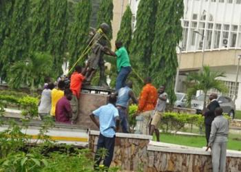 Gandhi, Statue, Ghana