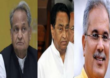 MP, Chhattisgarh, Rajasthan, Congress