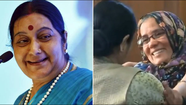 Sushma swaraj, hamid Ansari