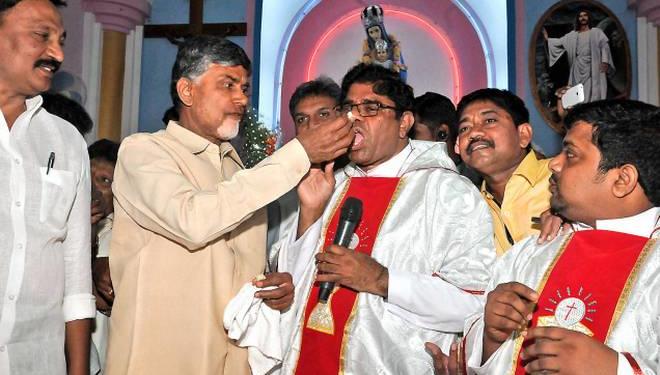 Chandrababu Naidu, christians