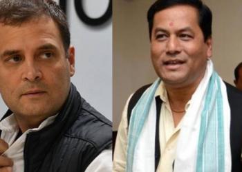 sarbananda sonowal, rahul gandhi