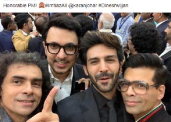 KARTIK ARYAN, PM MODI, SELFIIE