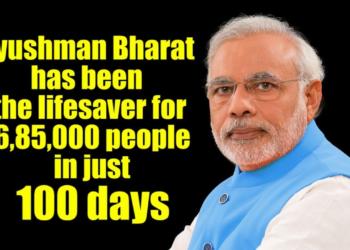 Ayushman Bharat has been the lifesaver for 6,85,000 people in just 100 days