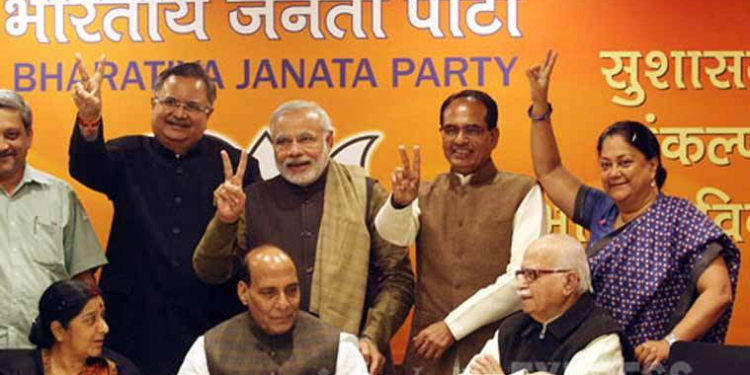bjp, Raje, Raman, chouhan