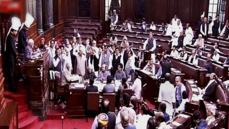 rajya sabha opposition, reservation, 10% quota bill
