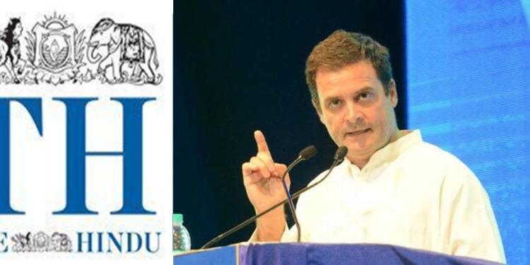Rahul Gandhi, The Hindu