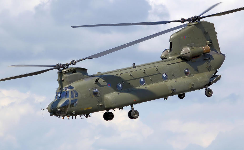 chinook helicopters, India