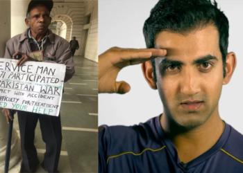 Gautam Gambhir, army veteran