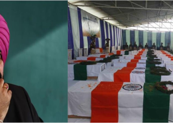 Navjot Sidhu, Pulwama, Funeral