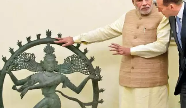 artifacts, stolen, modi government