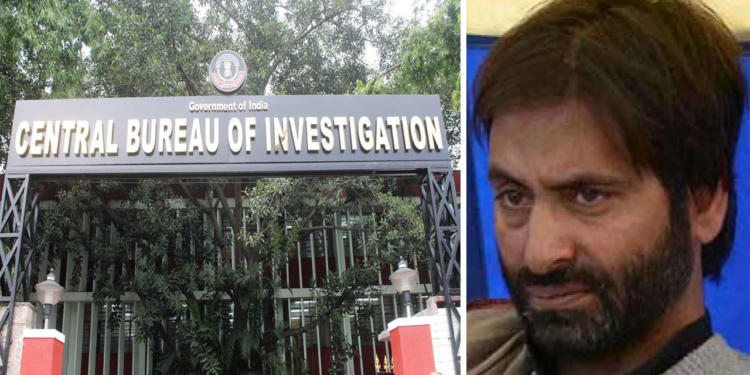 yasin malik, cbi