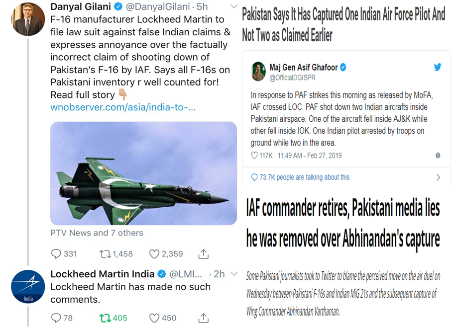 Pakistan, Lies