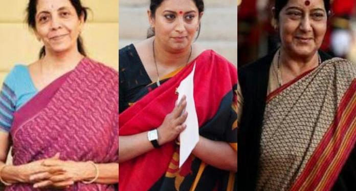 sushma swaraj, smriti irani, nirmala sitharaman