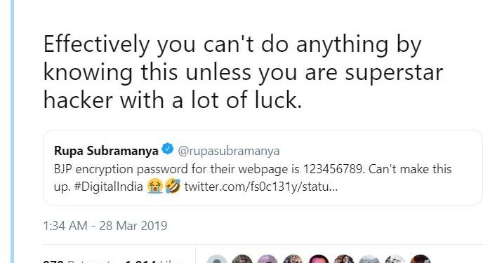 hacker, BJP