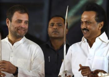 While DMK tries to shed anti-Hindu image, ally Rahul Gandhi invokes Periyar in his speech