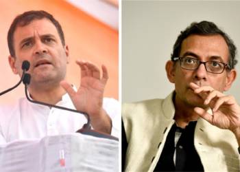 The man who argued for tax terrorism to fund Congress’ draconian NYAY scheme awarded with Nobel Prize