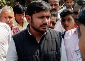 Kanhaiya, protesters