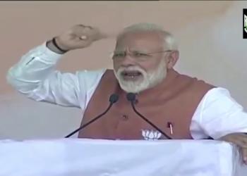 Modiji takes up the mighty Singham avatar.