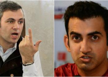 omar abdullah, gautam gambhir
