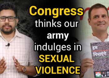 We analyzed Congress’ election manifesto and all we could find was hatred for the armed forces