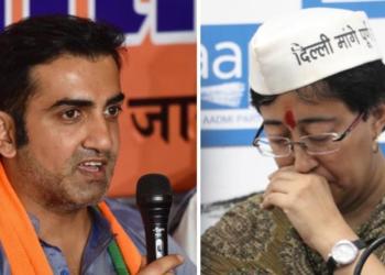 Gautam Gambhir, AAP, Atishi