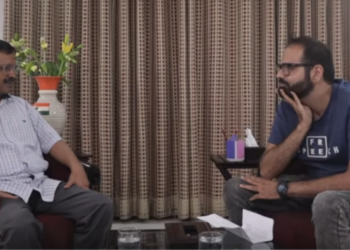 Kunal Kamra, kejriwal