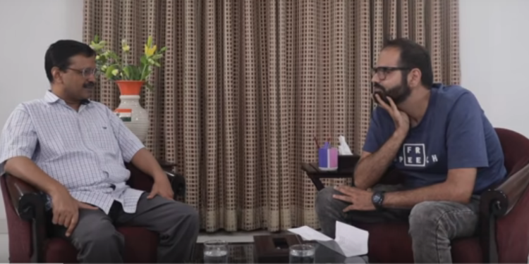 Kunal Kamra, kejriwal