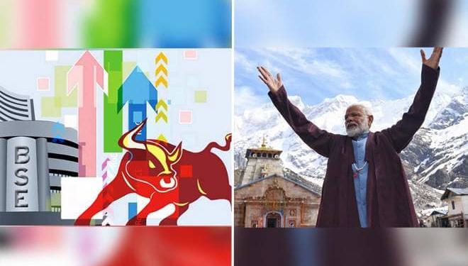 Sensex, Modi government