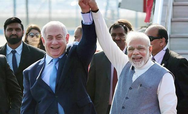 Palestine, Modi government